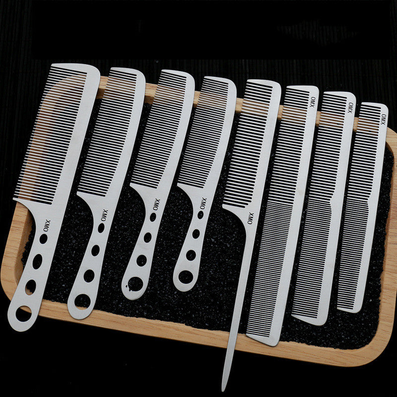 Hairdressing Steel Comb Titanium Steel Comb