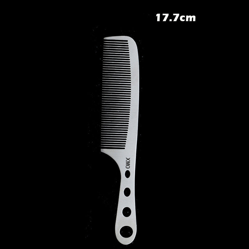 Hairdressing Steel Comb Titanium Steel Comb