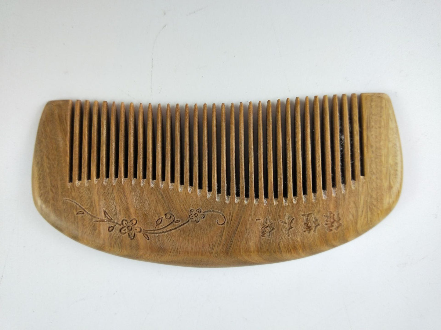 Sandalwood Comb Wooden Hair Comb Green Sandalwood Meridian Wooden Comb