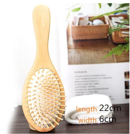 Comb Head Massage Meridians Wooden Comb  Anti Static Hair Loss Comb Massage Comb