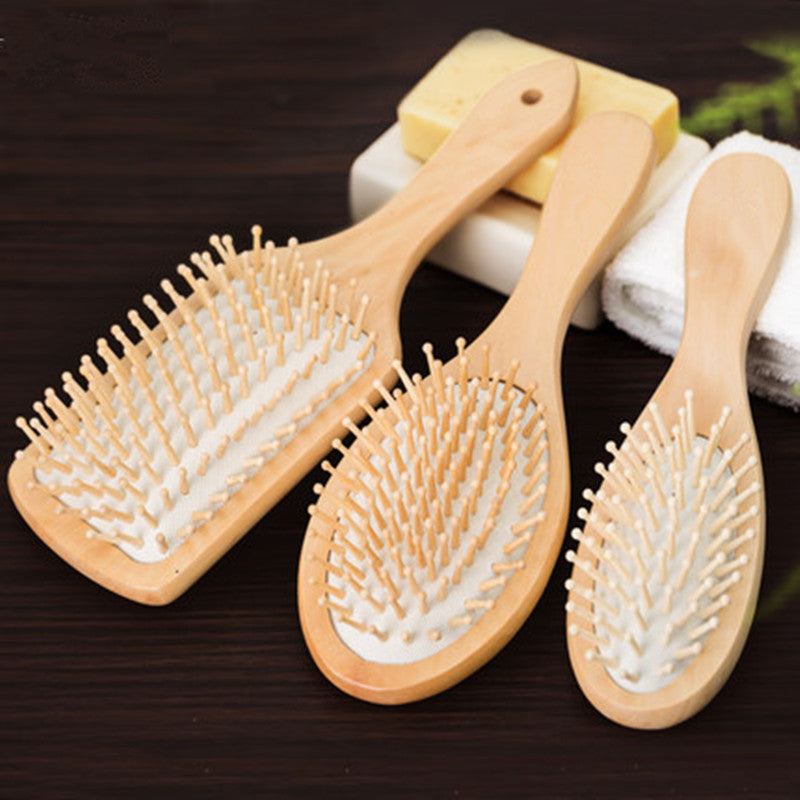 Comb Head Massage Meridians Wooden Comb  Anti Static Hair Loss Comb Massage Comb