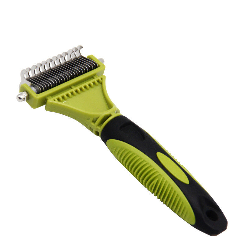 Pet double-sided hair comb cleaning comb