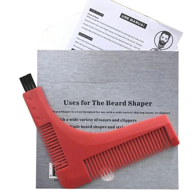 Beard Trimmer Shaping Tool Sex Man Gentleman Beard Trim Template Beard Combs Shaving Hair Molding