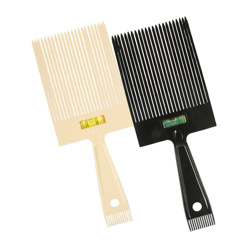 Flat head comb without knotting hair comb