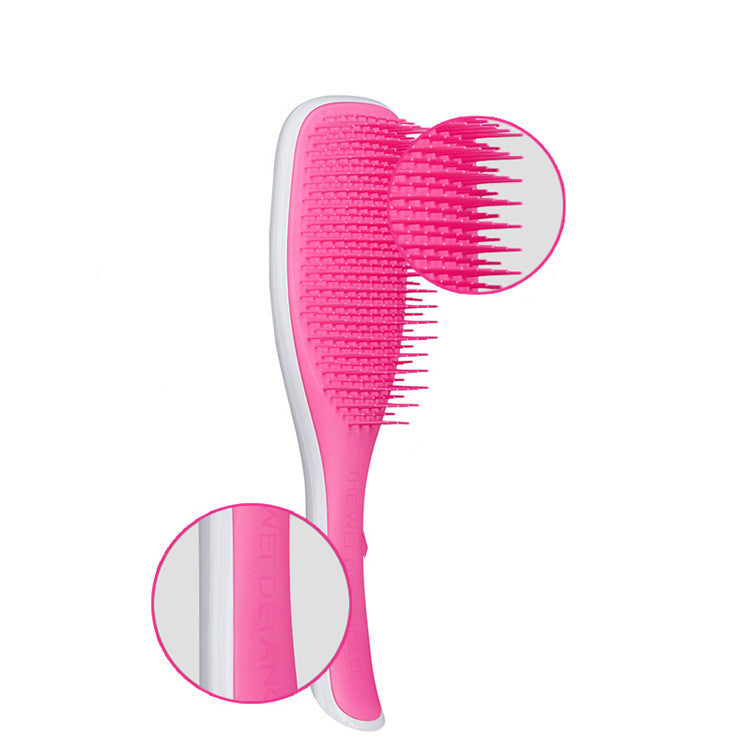 Knotted smooth hair comb massage comb