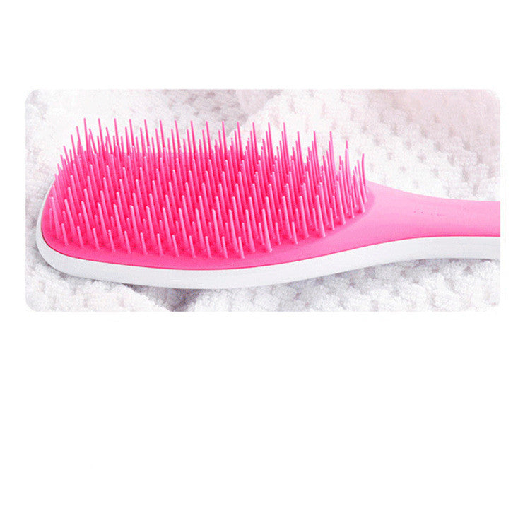 Knotted smooth hair comb massage comb