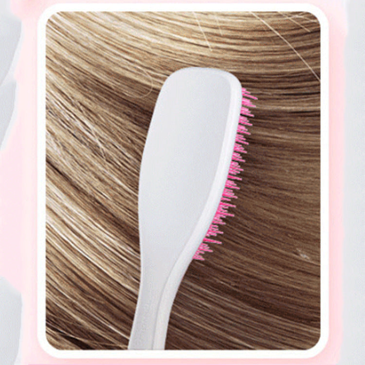 Knotted smooth hair comb massage comb