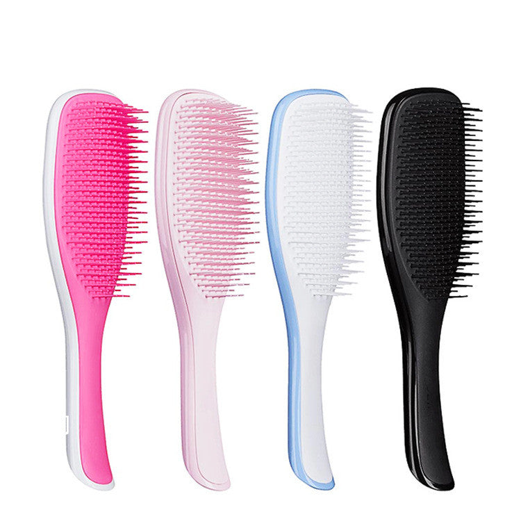 Knotted smooth hair comb massage comb