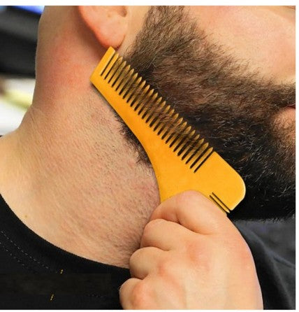 Beard Trimmer Shaping Tool Sex Man Gentleman Beard Trim Template Beard Combs Shaving Hair Molding