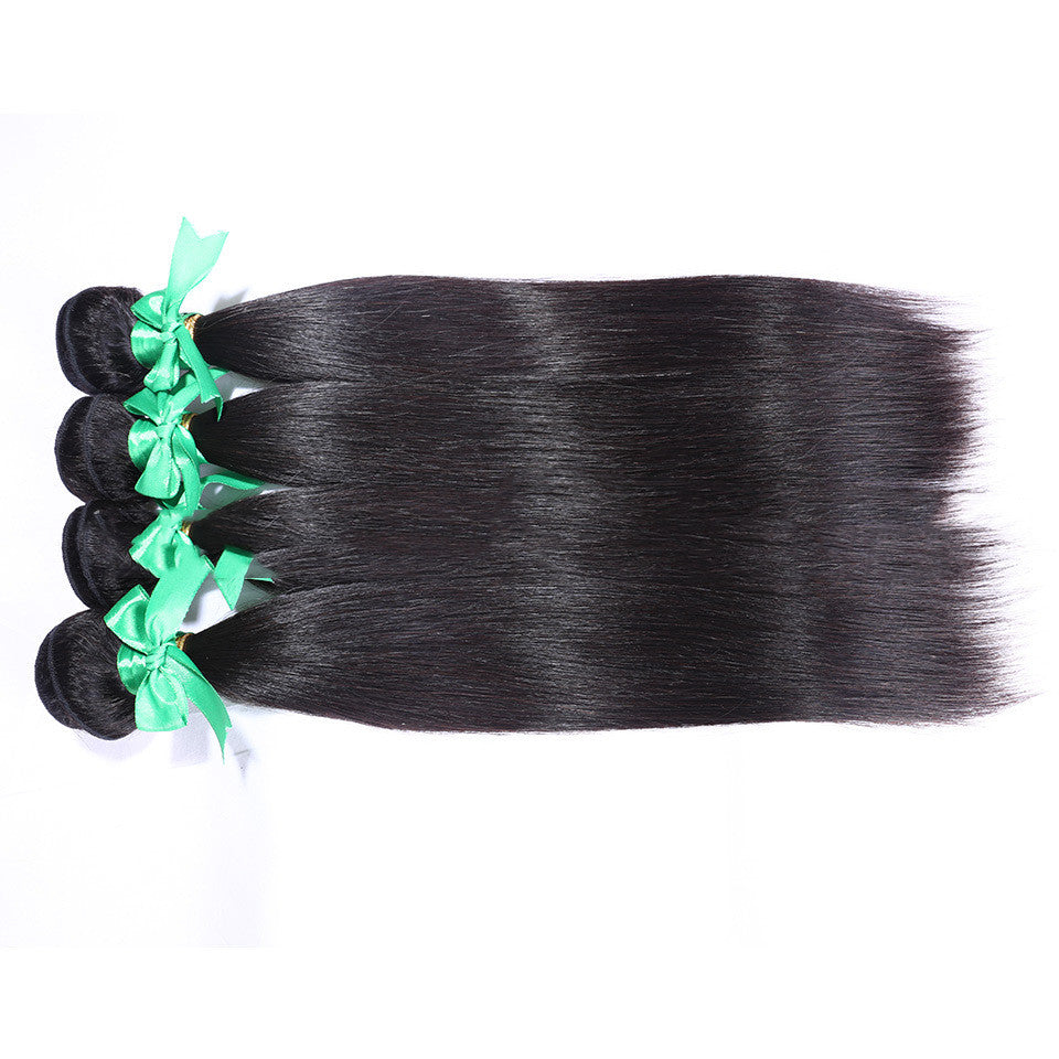 Indian Hair Straight Natural Color Real Hair Weave