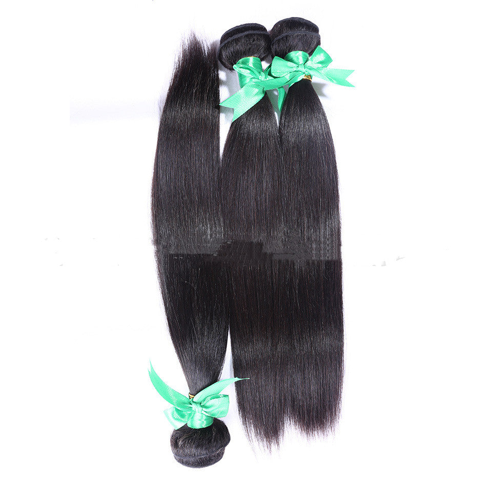 Indian Hair Straight Natural Color Real Hair Weave