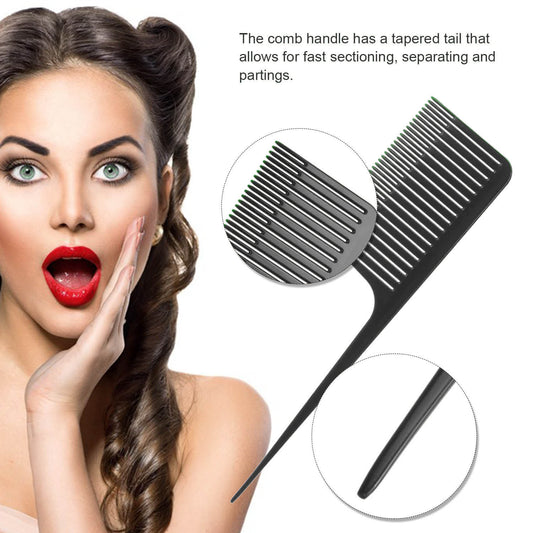 Professional Hairdressing Comb With Big Teeth Long Teeth And Short Teeth