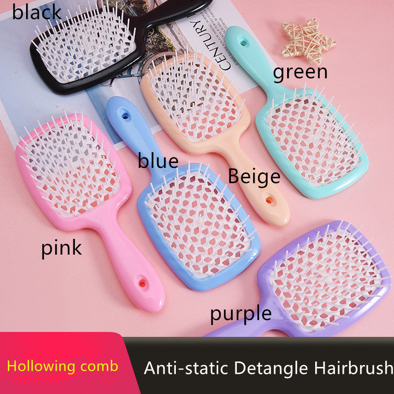 Hollow Comb Massage Mesh Smooth Hair Comb